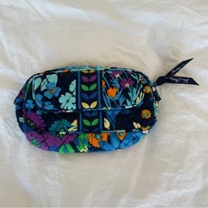 VERA BRADLEY Midnight Blues Small/Medium Mirrored Cosmetic Bag